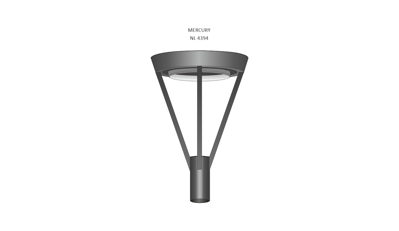 Galaxy Post Top Pole Light